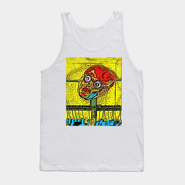 Kooky Boy Mask Tank Top by markross